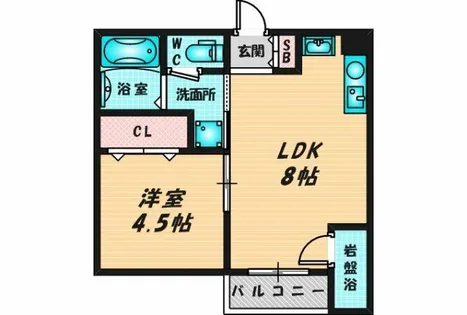 メゾンdeソレイユ【1階】の間取り