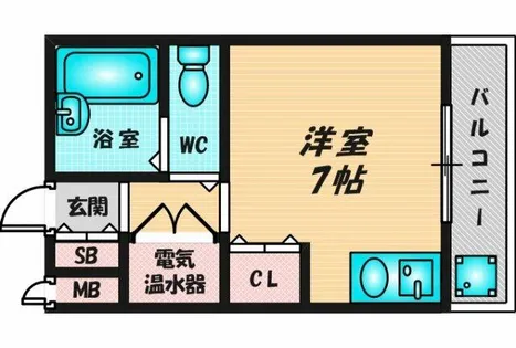 メゾン・スギ【1階】の間取り