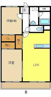 ラトゥール一社【5階】の間取り