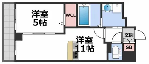 VITA荒本【3階】の間取り