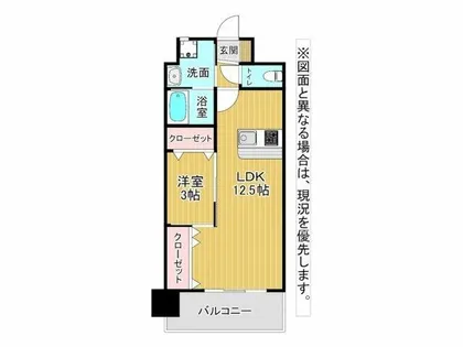 ONE PROJECT三萩野【12階】の間取り