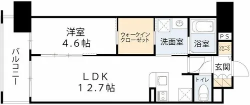 プリマクラッセ【6階】の間取り
