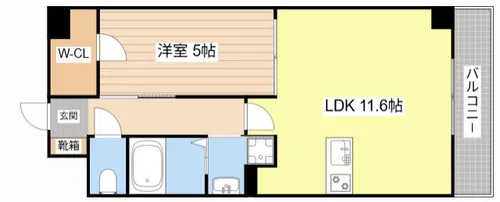 NS大津ビル【705号室】の間取り