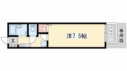 KEIマンション【702号室】の間取り