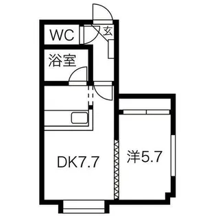 ハピネス21【401号室】の間取り