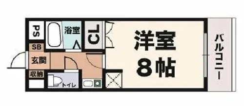 エスポワール大津和【2階】の間取り