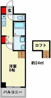 エクセレント藤【206号室】の間取り