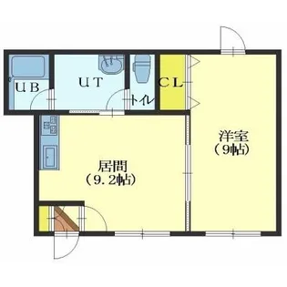 ディアコート【102号室】の間取り