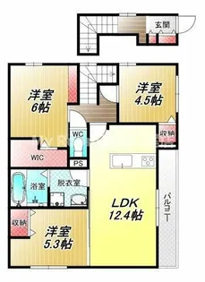 プティ・パレ【2階】の間取り