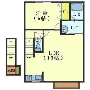 CS ONAWA【2階】の間取り