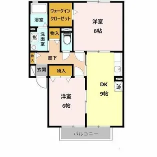 ガーデンハウス明正 B棟【B102号室】の間取り