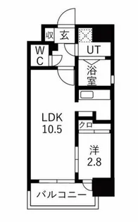 グランフェリーチェ・ナイン【13階】の間取り