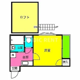 コンフォルト博多Ⅰ【2階】の間取り
