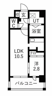 グランフェリーチェ・ナイン【7階】の間取り