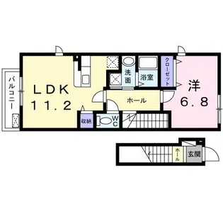 カルム【2階】の間取り