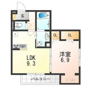 N’s court【3階】の間取り