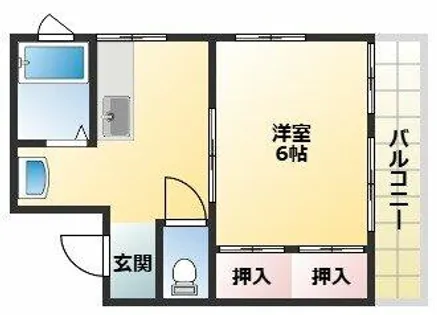 田中ハイツ【2階】の間取り