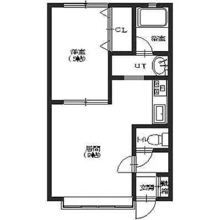 日吉パーソンズⅡ【201号室】の間取り