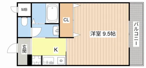 ヴァヤーシェ【106号室】の間取り