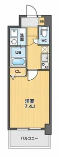 LaDouceur南茨木【6階】の間取り