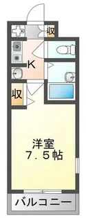 M´プラザ門真駅前【8階】の間取り