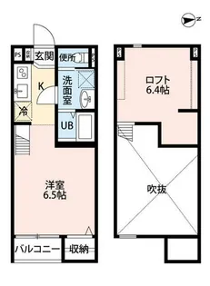大阪府東大阪市若江本町4丁目【アパート】の間取り
