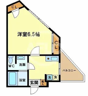 ORYZA肥後橋【9階】の間取り