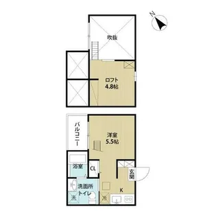 Flosheim(フロースハイム)【2階】の間取り