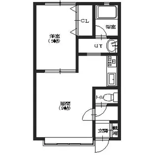 日吉パーソンズⅡ【201号室】の間取り