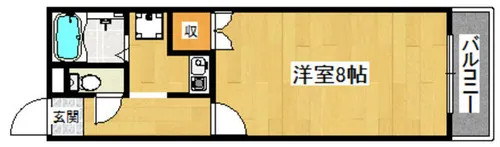 エトワールMTⅢ【202号室】の間取り