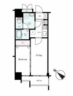 エンクレスト平尾Ⅱ【6階】の間取り