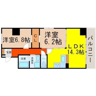 La vita IZUMI(ラヴィータ泉)【3階】の間取り