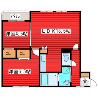 北海道札幌市南区南三十三条西10丁目【マンション】の間取り