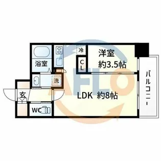 SEST新大阪【8階】の間取り