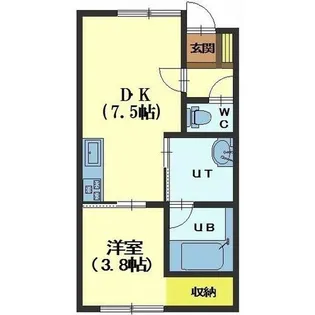 クリスタルタウン【201号室】の間取り