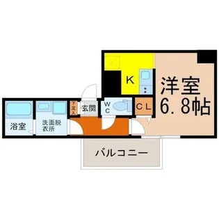 愛知県名古屋市中区上前津2丁目【マンション】の間取り