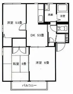 れいんぼうハイツ【1階】の間取り