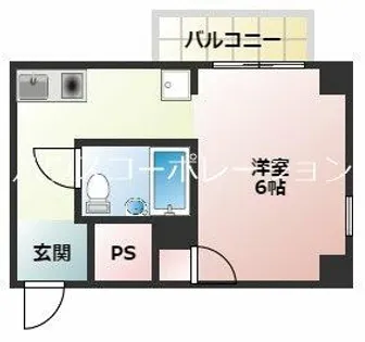 プチ塚口【3階】の間取り
