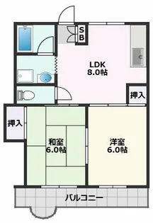 MiPiace吹田Ⅰ【1階】の間取り