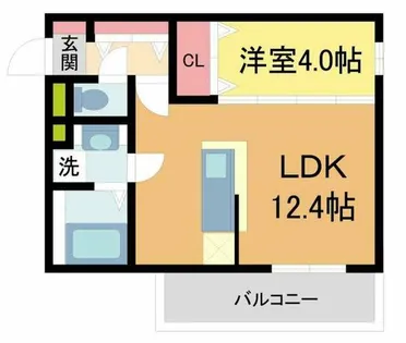 ディアコート住吉本町【303号室】の間取り