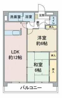 リバーサイド雅【403号室】の間取り