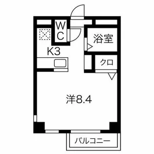 TWIN BUILD【701号室】の間取り