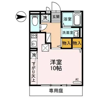 ジュネスSハイム【1階】の間取り