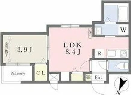 Cherim黄金【2階】の間取り