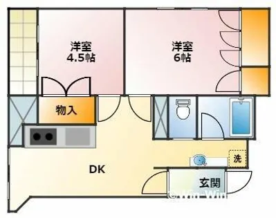 ユトリロ新川【7階】の間取り