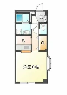 ウイングコート東小田原 B【102号室】の間取り