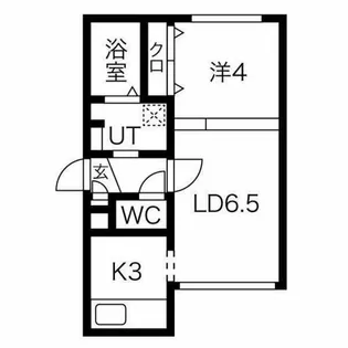 CREATH【301号室】の間取り