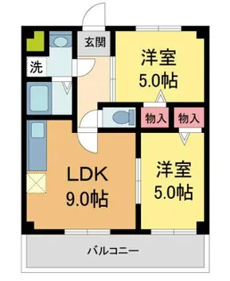 ウイナーズハウス【205号室】の間取り