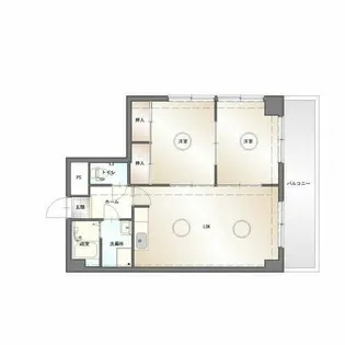 アベニュー泉【7階】の間取り