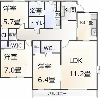 マストプラスⅠ【103号室】の間取り